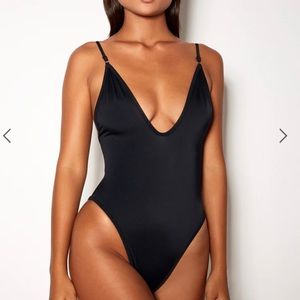 NWT Gooseberry So Chic One Piece Black - Size Medium